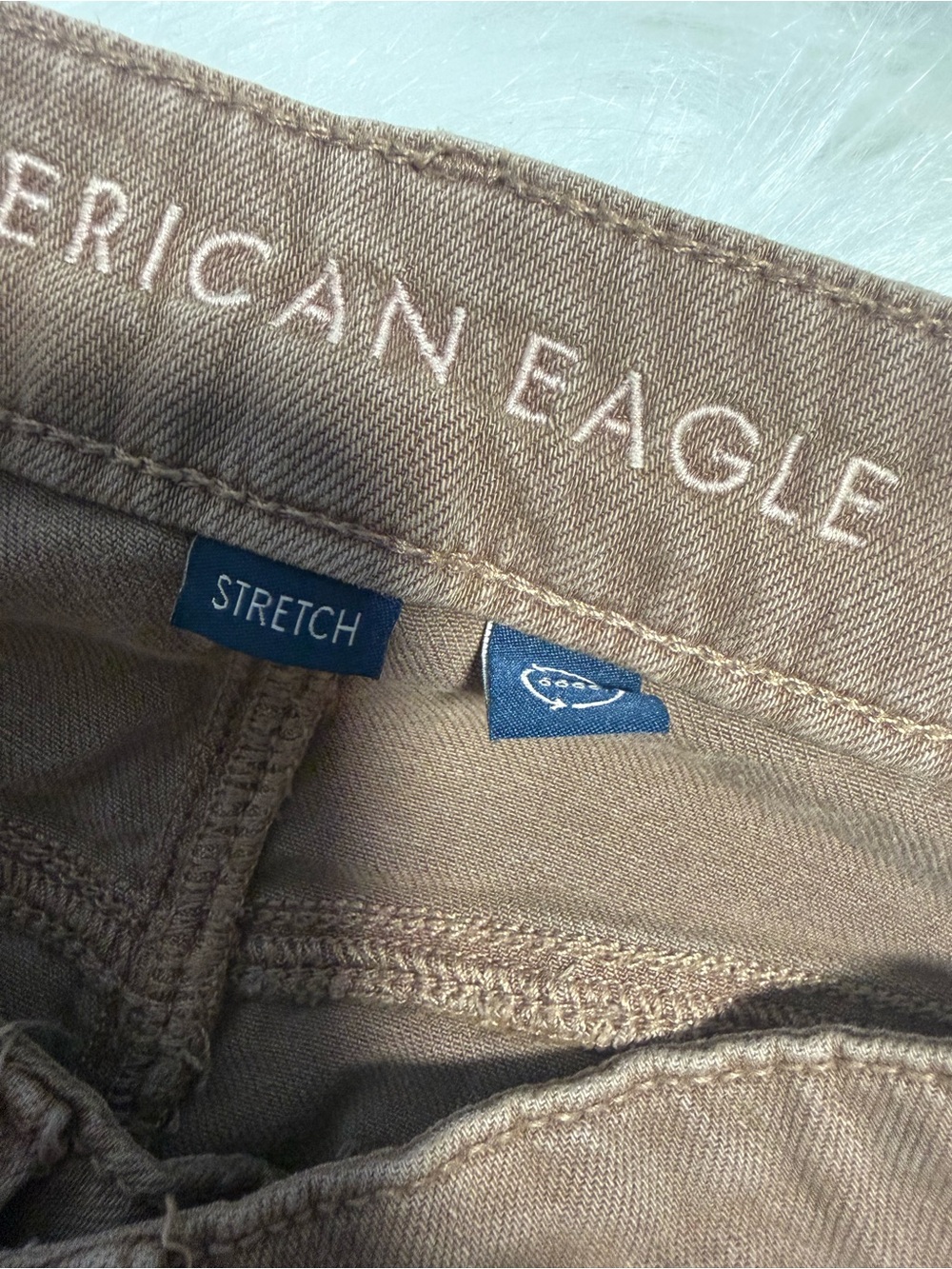 American Eagle Outfitters Women's Brown Wide-Leg Flare Jeans - Picture 4 of 5
